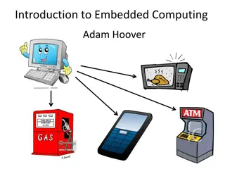 Embedded Computing Fundamentals and Design Axes