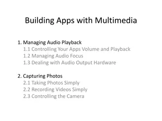 Managing Audio Playback in Multimedia Apps