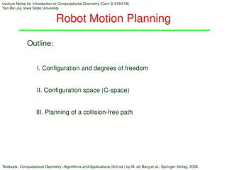 Computational Geometry and Robot Motion Planning
