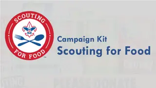 Scouting for Food Campaign: Promoting Community Service