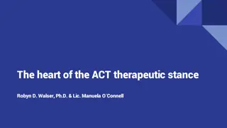 ACT Therapeutic Stance Insights