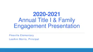 Annual Title I and Family Engagement Presentation