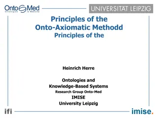 Formal Ontology Principles and Foundations