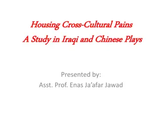 Cultural Pains in Iraqi and Chinese Plays