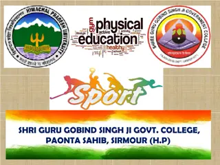 Activities in Educational Institutions