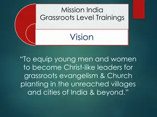 Equip Young Leaders for Grassroots Evangelism in India