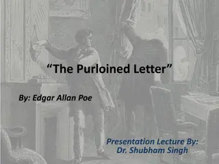 Analysis of Poe's 'The Purloined Letter' Detective Story