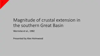 Crustal Extension in Southern Great Basin
