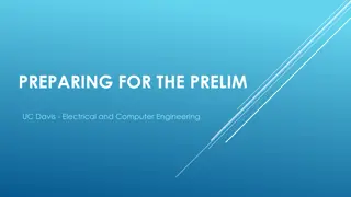 UC Davis ECE Preliminary Examination Process