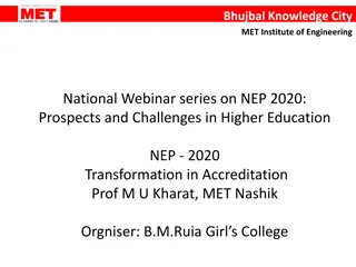 Quality Higher Education for a Prosperous Nation