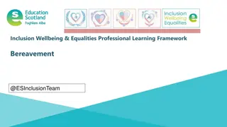 Wellbeing & Equalities in Professional Learning Framework for Bereavement Support