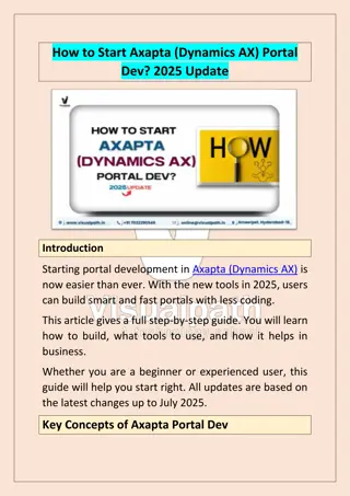 Top Microsoft Dynamics AX Online Training Program