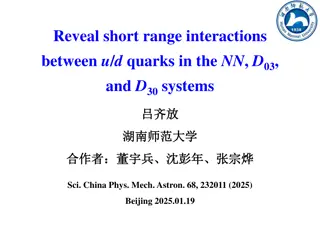 Revealing Short-Range Interactions Between Quarks