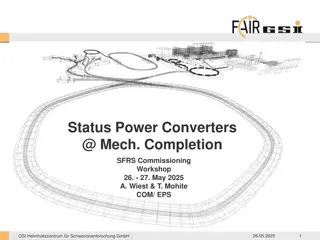 Power Converters Mech Completion Workshop May 2025