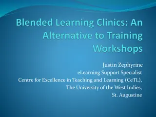 Enhancing Blended Learning Strategies at The UWI