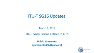 Recent Updates on ITU-T SG16 Achievements