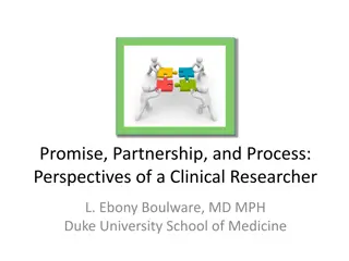 Community-Engaged Research: Perspectives and Partnership Principles