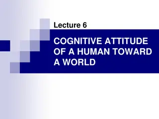 Cognitive Attitude in Human Philosophy