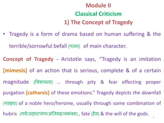 Tragedy in Classical Drama: Aristotle's Concept