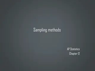Statistics Sampling Methods Overview