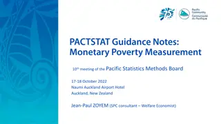 Pacific Statistics Methods Board Meeting on Poverty Measurement