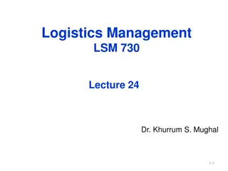 Effective Strategies for Forecasting and Collaborative Logistics Management