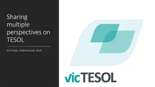 Promoting Linguistic Diversity: VicTESOL Initiatives