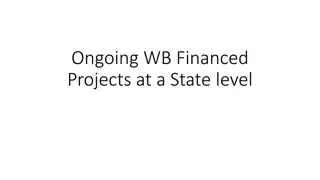 State Level WB Financed Projects