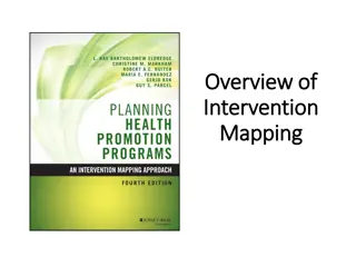 Effective Intervention Mapping for Health Promotion