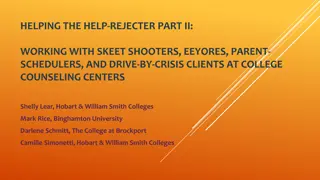 Managing Help-Rejecting Clients at College Counseling Centers