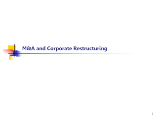 Corporate Restructuring and M&A Insights