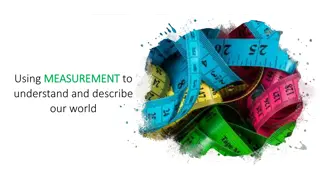 Understanding Measurement Concepts through Engaging Tasks