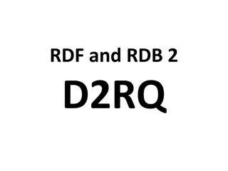 Exposing Relational Data as RDF with D2RQ