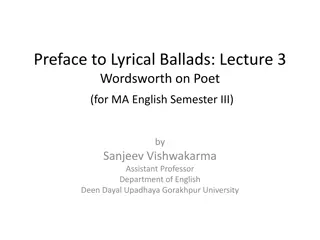 Wordsworth's Insights on the Poet