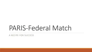 Understanding PARIS Federal Match Program