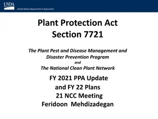 Plant Pest and Disease Management Program Overview