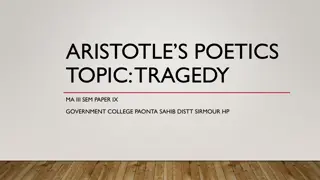 Aristotle's Insights on Tragedy and Catharsis