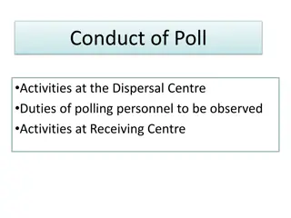 Polling Personnel Duties and Activities Guidelines