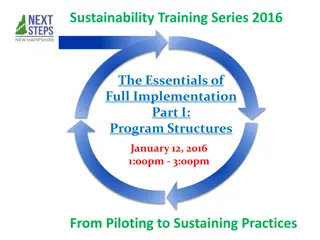 Boosting Sustainability Training: Full Implementation Essentials