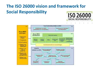 ISO 26000 Social Responsibility Framework