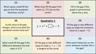 Quadratics and Curve Analysis