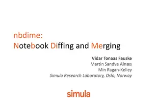 Custom Notebook Diffing and Merging Insights