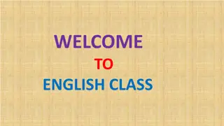 Understanding Parts of Speech in English Class