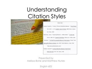 Understanding Various Citation Styles Importance