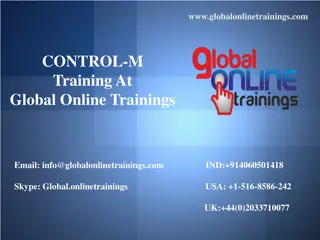 Control-M Training Overview