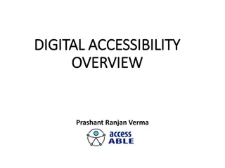 Digital Accessibility Overview and Importance