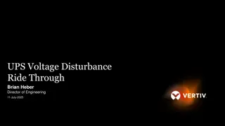 Enhancing UPS Voltage Ride-through Capabilities