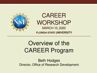 NSF CAREER Program Overview