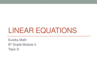 Understanding Linear Equations for 8th Grade Math