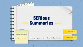 Understanding Competing Risks in Studies